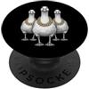Cool 3 Hip Hop Trio Street Gold Chain Fu Anatra d'oca Rap Old School Retro Streetwear anni '80 '90 Tre PopSockets PopGrip Adesivo