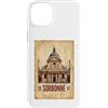 JB's Paris France Shop Custodia per iPhone 14 Plus Panthéon Sorbonne Distretto Amministrativo Parigi Pergamena