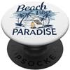 YO! Spiaggia Vibes Paradise Vintage Surf Isola tropicale PopSockets PopGrip Adesivo