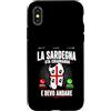 SARDEGNA Custodia per iPhone X/XS la Sardegna sta chiamando regalo Divertente Sardo Regione