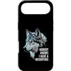 Alpha Wolf Meme Custodia per iPhone Air Micropene Divertente Uomini Inappropriati Rude Wolf Peinlich