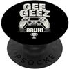 GGWP PC Controller Video Gamer Girls Kid Gee Geez Bruh GG Gaming Vincitore Gamer Uomini Ragazzi Bambino Divertente PopSockets PopGrip Adesivo