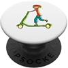 Mark Ewbie Designs Micro scooter PopSockets PopGrip Adesivo