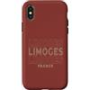 France born and French apparel Custodia per iPhone X/XS Vintage Limoges Francia