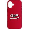 Oma and Opa Grandparents Gift Ideas Custodia per iPhone 16 Opa Carino Nome per Nonno Tipo Lettering