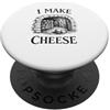 Casaro Produzione di formaggio Artigiano Faccio il formaggio Regalo divertente per la preparazione PopSockets PopGrip Adesivo