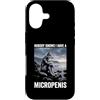 Alpha Wolf Meme Custodia per iPhone 17 Micropene Divertente Uomini Inappropriati Rude Wolf Peinlich