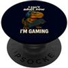 Dino Video Game PC Gamer Gift for Men Wo Funny Gamer T-Rex Non posso essere adulto ora sto giocando a Cute Dinosaur PopSockets PopGrip Adesivo