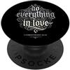 Bible Scriptures Corinthians 16:14 Appar Fai tutto in amore 1 Corinzi 16:14 Versetto della Bibbia di fede PopSockets PopGrip Adesivo