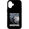 Alpha Wolf Meme Custodia per iPhone 16 Micropene Divertente Uomini Inappropriati Rude Wolf Peinlich