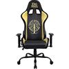 SUBSONIC - Sedia da Gaming Il Signore degli Anelli - Sedia da Ufficio Ergonomica con Imbottitura ad alta Densità, Schienale Reclinabile e Braccioli Regolabili in 2 Direzioni - Altezza Regolabile