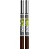 Maybelline New York Brow Inserts Penna Moltiplica Sopracciglia 2in1 Colore 4.5 Ash Brown con Doppio Applicatore Punta Tripla e Pettinino Formula in Gel Waterproof - 2 Penne Sopracciglia