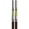 Maybelline New York Brow Inserts Penna Moltiplica Sopracciglia 2in1 Colore 06 Black Brown con Doppio Applicatore Punta Tripla e Pettinino Formula in Gel Waterproof - 2 Penne Sopracciglia