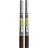 Maybelline New York Brow Inserts Penna Moltiplica Sopracciglia 2in1 Colore 05 Deep Brown con Doppio Applicatore Punta Tripla e Pettinino Formula in Gel Waterproof - 2 Penne Sopracciglia