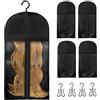 NevPuose Wig Storage Borse-Cancella A Prova Di Polvere, Organizzatore Sospeso Con Cerniera | Set Da 5 Pezzi Con Appendiabiti Per Parrucca Per Viaggi Per Capelli, Manica Portatile Non Tessuta Per Lo Stile '