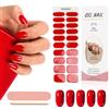 Kalolary Strisce per unghie in gel semi-catalizzate, 20 pezzi, a lunga durata, con qualsiasi lampada, facili da applicare e rimuovere con lima e stick