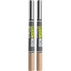 Maybelline New York Brow Inserts Penna Moltiplica Sopracciglia 2in1 Colore 01 Blonde con Doppio Applicatore Punta Tripla e Pettinino Formula in Gel Waterproof - 2 Penne Sopracciglia