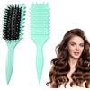 Yeria Spazzola Ricci Professionale per Capelli Ricci 2A-4C - Styling Brush Senza Setole Animali - Definizione, Districamento e Volume - Uomo Donna - Metodo Curly