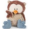 NICI Peluche Gufo Oscar 50cm con testa girevole, marrone