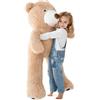MKS. Orsacchiotto gigante XXL morbido 100 cm grande orsetto peluche - Orsetto originale marrone (100 cm)