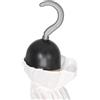 SMIFFYS Fancy Dress Pirate Hook Black PVC