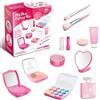 WEITAPYT Set di Trucchi per Bambina, Set Trucco Bambina Finti, Trucco Bambine Finti, Sets Trucchi Giocattolo, Adatto A Bambine Dai 3 Ai 10 Anni, Regali di Halloween, Natale E Compleanno - Rosa