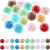 Svpfuo 20 Pezzi Biglie di Vetro Colorate Luminose da 14 MM per Giochi di Marmo e Decorazioni Artigianali