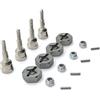 Generic Componenti Trasmissione Per Wltoys A949 A959 A959-B A969 A979 K929 1/18 RC Car Upgrade Parts Albero Di Trasmissione In Metallo Asse Ruota Tazza E Adattatore Esagonale 12 Mm(Gray)