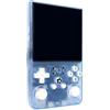 Glomc R36MAX Console di gioco portatile retrò con schermo IPS HD da 4,0 pollici, CPU quad-core a 64 bit, batteria 4000 mAh per 6 ore di riproduzione, ricarica di tipo C, 15000 giochi (trasparente)