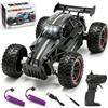 Jiakora Macchina Telecomandata per Bambini, 1:16 2WD Macchinine Giocattolo | 2.4GHz Monster Truck Telecomandato, con Carrozzeria e Fari in Metallo, 2 Batterie 50 Minuti, Regalo per i bambini dai 3 anni