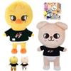 HBSFBH Stray Kids Peluche, Stray Kids Plush Doll, Peluche Animali Skzoo, Stray Kid Cartoon Peluche, Regalo di Compleanno per Bambini e Fan (K)