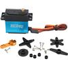 XUXHOU Servo Rc da 30 kg, Ingranaggi in Metallo in Lega di Alluminio Ad Alta Coppia in Metallo Impermeabile Service Sterzo Digitale con Braccio da 25 T per Elicottero per Auto Rc 1/10