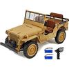 GoolRC 1:14 Auto telecomandata, 2.4G 4x4 RC Car Crawler RC Truck con Luci LED ed Effetti Sonori, RC Car Adatto a Tutti I Terreni (Giallo)