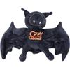 BSTCAR Pipistrello Nero Peluche Pipistrello da Collezione Bambola di Peluche Morbido Carino Farcito con Ricamo in Oro per Fan della Musica Rock (Tipo standard)