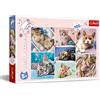Trefl, Puzzle, Nel Mondo dei Gatti, 100 Pezzi, per Bambini dai 5 Anni
