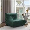 Generic Poltrona a sacco comprimibile in spugna ad alto rimbalzo, per meditazione, per casa e ufficio (verde scuro)