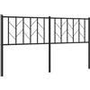 Lumanois Testiera di Ricambio in Metallo Nero 160 cm,Mobili,Testiere e controtestiere,5kg-374472
