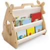Valyrane Libreria Bambini in Legno - Libreria Montessori per Bebè e Neonati | Piccola Libreria con Altezza Ridotta, Stabile e Sicura