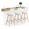 Mobili Fiver, Mensolone Da Bar Evolution 180x40, Rovere Naturale, Tavolo a muro sospeso per Bar e Ristoranti, Cucina, Made in Italy
