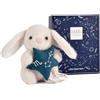 Doudou et Compagnie - Piccolo Doudou Coniglio Scorpione 12 cm - Doudou Baby Collection Astro - Costellazione Ricamato & Stella - Idea Regalo Nascita Bambina Ragazzo Peluche Sonno Dolce - DC4658