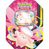Pokémon: scatola da collezione Mega Chiarodiluna - Mega Clefable-Ex del GCC Pokémon (4 buste di espansione e 1 carta promozionale olografica), Edizione in Italiano