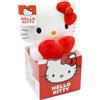 Joy Toy - Hello Kitty con cuore peluche 24 cm in borsetta di cartone, rosso - official Sanrio license