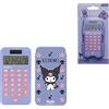 Lexibook, Kuromi, Calcolatrice tascabile a 8 cifre con custodia protettiva, Doppia alimentazione solare e a batteria, Spegnimento automatico, Design compatto, Uso quotidiano, Viola, C45HK1LXB