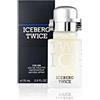 ICEBERG Twice Man - Eau de Toilette 75 ml, Profumo da Uomo dalle Note Fougère Aromatiche, Lussuoso Flacone in Vetro Trasparente, Design Art Deco