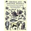 Matthäus (the Younger) Merian 1300 Real and Fanciful Animals (Tascabile)