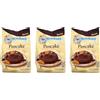 MENDOSA Pancake Mulino Bianco con Farina d'Avena e Cacao, Confezioni da 256 Grammi, Pacco da 3