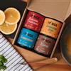 The Pinch Scatola Edizione Speciale: Migliori Venditori con 4 Condimenti Gourmet - Senza Additivi - Sapori Autentici da Tutto il Mondo - Ideale per Regali Creativi per gli Amanti del Cibo