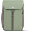 Mous - Zaino Giornaliero con Zip Centrale- Resistente all'Acqua - Verde Salvia