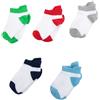 Mawi Multipack 5 paia calzini bimbo con tallone colorato