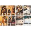 Craft Kreatively Klimt Carta di riso per decoupage, 21 x 29 cm, 4 fogli, 32 pezzi, 8 disegni unici, design versatili per progetti artistici e artigianali CRAFT KREATIVELY